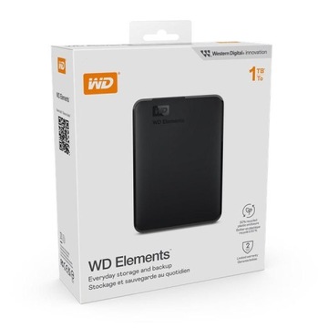 ВНЕШНИЙ SSD-накопитель WD Elements с USB 3.0 емкостью 1 ТБ