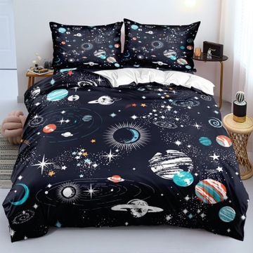 KOMPLET POŚCIEL POSZEWKA 200x220 KOSMOS I A