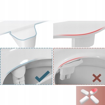 ОПОРА ДЛЯ УНИТАЗА БИДЕ С ДВОЙНОЙ САМООЧИЩАЮЩЕЙСЯ НАСАДКОЙ