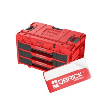 Qbrick System ONE Drawer 3 Toolbox 2.0 Красный ящик Ultra HD