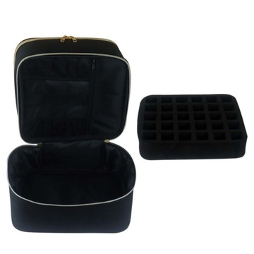 Сумка для переноски лака для ногтей, большая вместимость, 30 ячеек по 15 мл 0