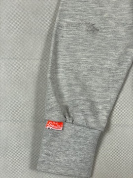 SuperDry Bluza Męska Szara Kaptur Logo Klasyk M L