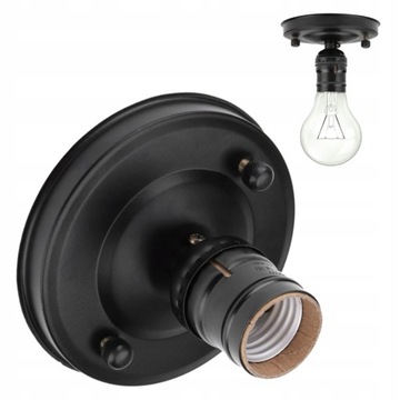 LAMPA ŚCIENNA KINKIET E26/E27 OPRAWKA