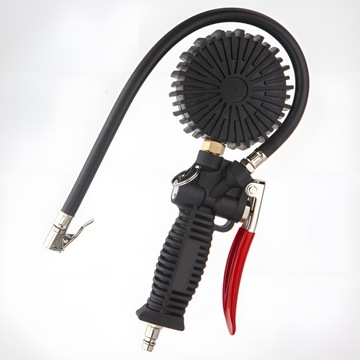 ПИСТОЛЕТ ДЛЯ НАКАЧАНИЯ ШИН С МАНОМЕТРОМ 12 БАР, СЛИВНЫМ КЛАПАНОМ, ЧАСАМИ, БОЛЬШОЙ XL