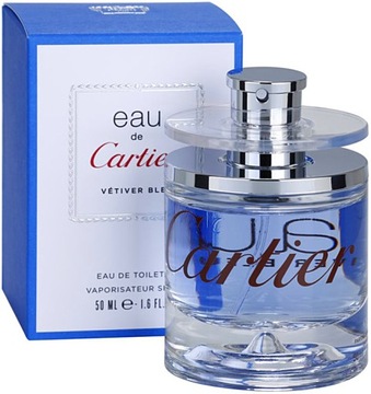 CARTIER EAU DE CARTIER VETIVER BLEU EDT 50ML ORYGINAŁ