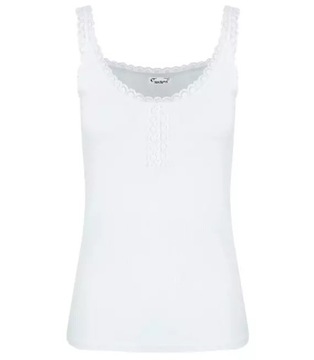 Bluzka koszulka z koronką na ramiączkach unisize