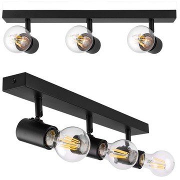 Lampa Sufitowa LED Szyna REGULOWANA 3x E27 Listwa LOFT Nowoczesna