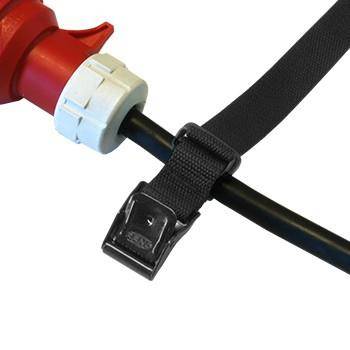 25 mm x 0,6 m Arno czarna opaska kablowa