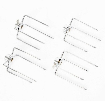 4X ВИЛКИ ДЛЯ КОРНЕЙ / МЯСО / КУРИЦА-ГРИЛЬ 135ММ