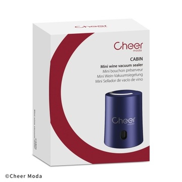 КРЫШКА ДЛЯ ВИНА Cheer Moda синяя