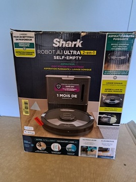 Robot sprzątający Shark RV2600WSEU czarny OPIS