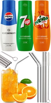 САТУРАТОР SODASTREAM ART | 3x БУТЫЛКА 1Л +2x 0,5Л +2x БУТЫЛКА +СИРОПЫ +СОЛОМКА