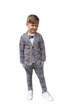 Marynarka w kratę Boom Boom Kid 140/146