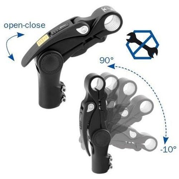 Mostek ahead PROMAX 1 1/8 regulowany czarny