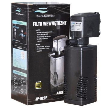 FILTR wewnętrzny JP-022F akwarium 60-120L 600l/h