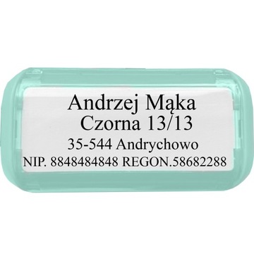 TRODAT STAMP 4913 НА 8 СТРОК ДИЗАЙН КОРПОРАТИВНОГО ЛИЧНОГО ОФИСА + ЛАСТИК