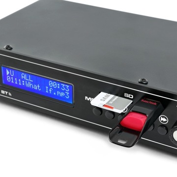 19-дюймовый школьный клубный бар с двумя проигрывателями USB/SD/BT