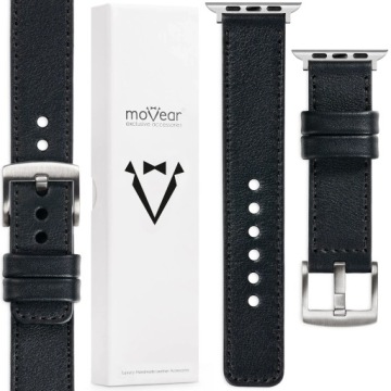 Kožený řemínek pro Apple Watch 10 9 8 7 6 5 4-1 Se 42-40 mm Elegantní Movear