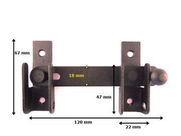 КОМПЛЕКТ ДЛЯ СТАВНИ, ДЕКОРАТИВНАЯ ПЕТЛЯ, УГЛОВАЯ ДВЕРЬ, 6 ЭЛЕМЕНТОВ