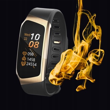 SMARTWATCH ZEGAREK SMARTBAND PULSOMETR CIŚNIENIE TĘTNO PULSOKSYMETR