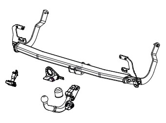 BRINK ZAŘÍZENÍ(HÁK) TÁŽNÝ Z MODULEM13PIN CITROEN C5 KOMBI 2008-20 III3 II2 RW
