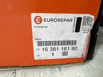 CITROEN C4 C5 DS5 JUMPER ZAFIRA SCUDO PROACE STARTÉR 1638116180