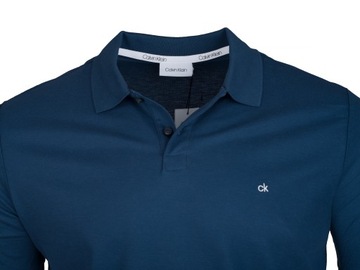 CALVIN KLEIN KOSZULKA POLO REFINED PIQUE LOGO S