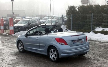 Peugeot 207 CC 1.6 VTi 120KM 2010 Peugeot 207 CC 1.6 120KM Kabriolet Zarejestrowany Klima Grzane fotele 1.6, zdjęcie 6
