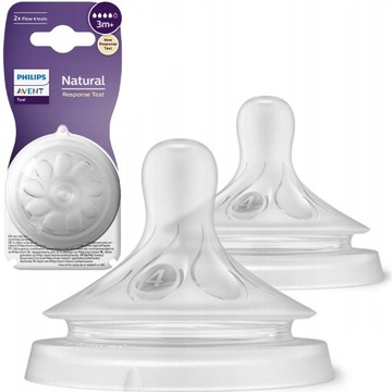 2x SMOCZEK DO BUTELKI AVENT NATURAL RESPONSE 3m+