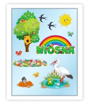 Весенний декор LANDSCAPE SPRING SET (двусторонний, большой формат ~А3)