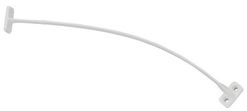 2 x ОГРАНИЧИТЕЛИ УГЛА ОТКРЫТИЯ МЕБЕЛИ HAFELE ДЛЯ ФАСАДНОЙ ДВЕРИ, БЕЛЫЕ + ВИНТЫ