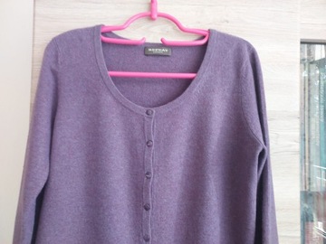 Repeat 38 M 100% kaszmir kaszmirowy kardigan Repeat Cashmere sweter