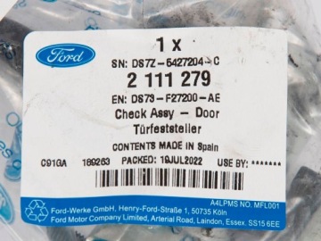 СТОПОР ДВЕРИ ЗАДНИЙ ПРАВЫЙ ЛЕВЫЙ FORD MONDEO MK5 2014-22 - OE