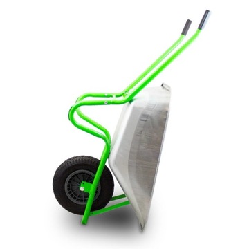 Тачка садовая одноколесная 100л 250кг Светло-зеленая