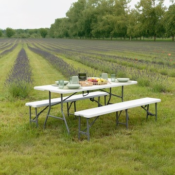 САДОВАЯ СКАМЬЯ ДЛЯ БАНКЕТНЫХ ТУРИСТОВ, РАСШИРЯЕМАЯ, СКЛАДНАЯ, 180 см