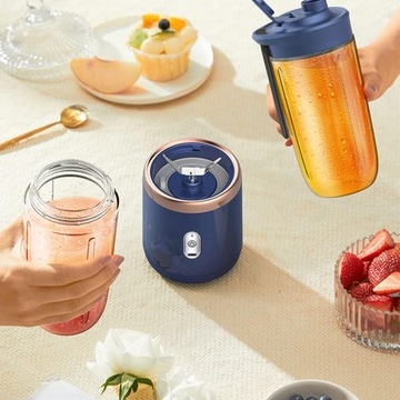BEZPRZEWODOWY PRZENOŚNY BLENDER DO SOKÓW PODRÓŻNY 400ML 1500 MAH