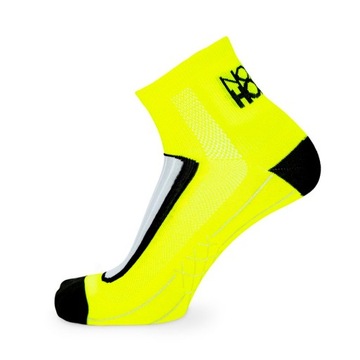 NORDHORN SKARPETY BIEGOWE RUNNING ŻÓŁTE 43-45