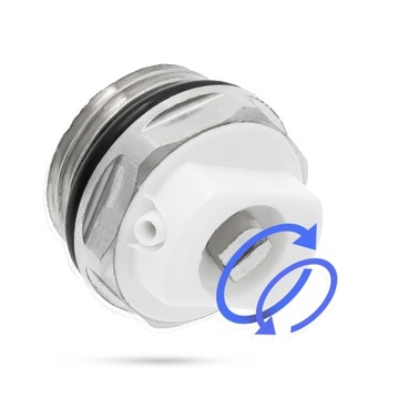 Ручной воздухоотводчик радиатора с ключом 1/2.