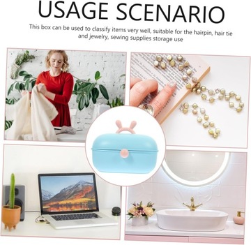 Пластиковый ящик для хранения ювелирных изделий для девочек