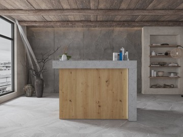 Lada recepcyjna R12 recepcja 160x100cm LED