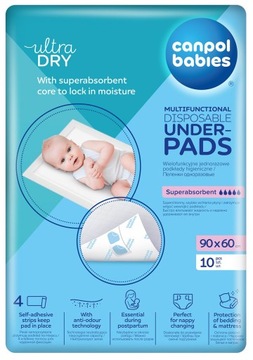 Прокладки гигиенические Canpol Babies 60х90 см с суперабсорбентом 10 шт.