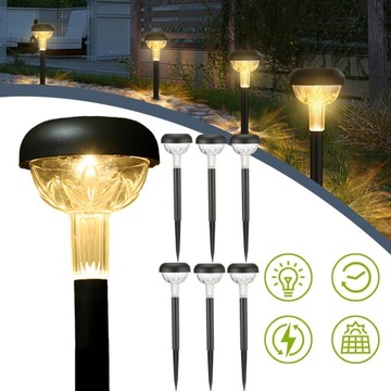 LAMPA SOLARNA DO OGRODU NA ZEWNĄTRZ, OŚWIETLENIE TRAWNIKA,ŚWIATŁO PODŁOGOWE