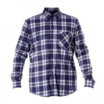 FLANELOWA KOSZULA GRANATOWO-BEŻOWA LAHTI PRO R. XL