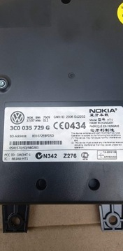 Модуль Bluetooth VW 3C0035729G