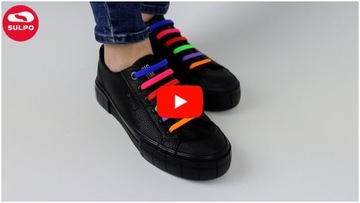 Шнурки без завязок разных цветов.