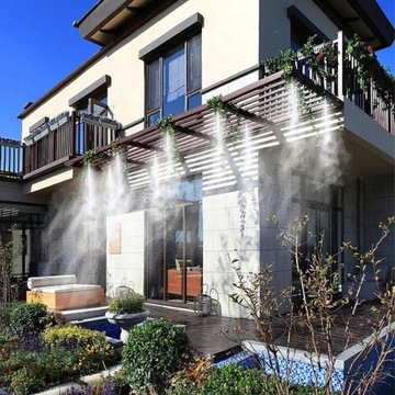 ВОДЯНАЯ ЗАВЕСА ТУМАННЫЙ ШЛАНГ 20M SPINNER САДОВАЯ СИСТЕМА ОРОШЕНИЯ 20 НАСАДОК