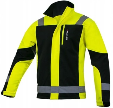 KURTKA ROBOCZA ŻÓŁTA OSTRZEGAWCZA SOFTSHELL 3XL