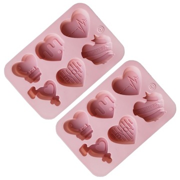 FORMA DO CZEKOLADY SERCE DIY MATERIAŁY DO PIECZENIA MINI