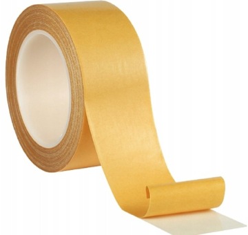 ЛЕНТА ДВУХСТОРОННЯЯ, ПРОЗРАЧНАЯ, самоклеящаяся, ширина ПП 48мм 45м