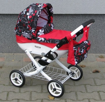 ADBOR - КОЛЯСКА ДЛЯ КУКОЛ ЛИЛИЯ ДЛЯ КУКОЛ K18, красная